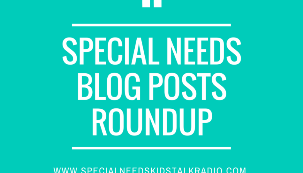 SPECIAL NEEDS BLOG POST ROUNDUP